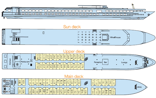 MS Van Gogh Deck plan